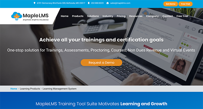 Maple LMS is a wonderful learning management software option for Salesforce users especially.