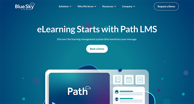 With Path LMS, organizations can support learners in furthering their education online.