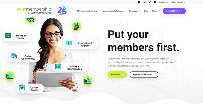 If your association has a limited number of staff members, YourMembership is membership management software that could lighten the workload.
