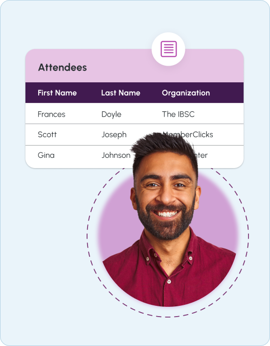 Manage Attendee List