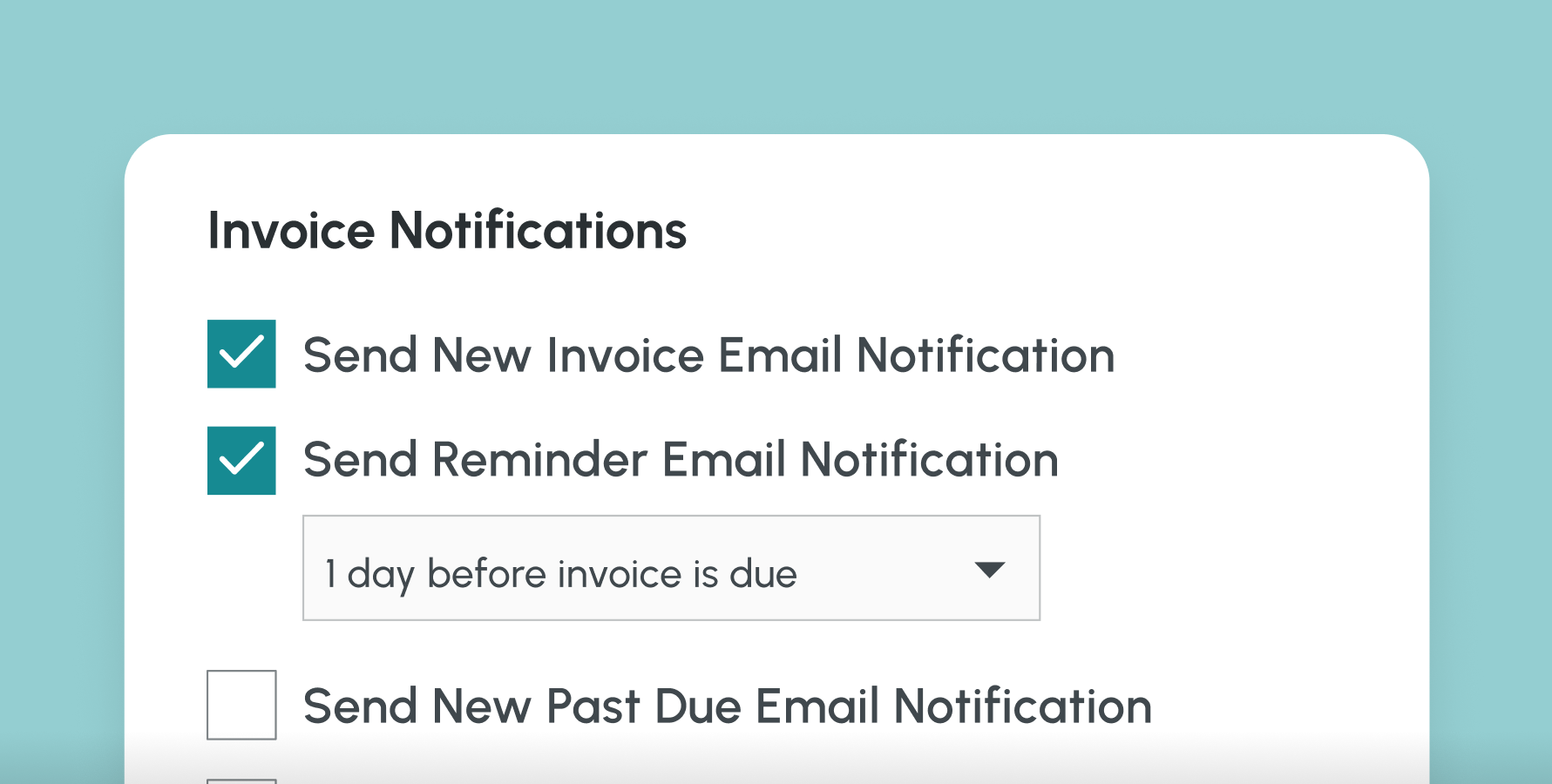 Automated invoices