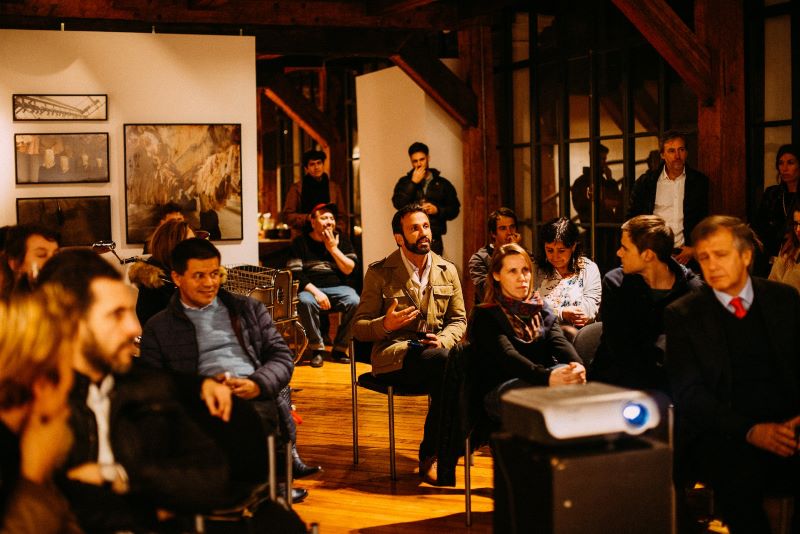 people at an educational member workshop