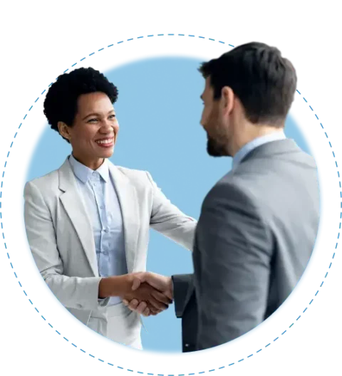 business partners shaking hands